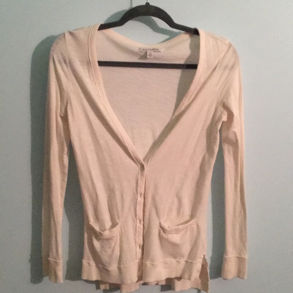 White American Eagle Cardigan (Small)